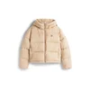 Tommy Jeans Zimska jakna brokat/svetlo rjava