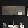 vidaXL LED kopalniško ogledalo z ogledalom Transparentno 100 x 40 cm