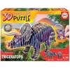 Puzzle 3D Triceratops dinosaurus