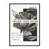 shumee PLAKAT ZA SLIKE V OKVIRJU 53x73 cm Roza P1079