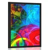 Plakat abstrakcija polnih barv - 20x30 no frame