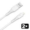 Kabl AVAX CB4302 2X / USB-A to Lightning / 12W / 1.5 m / White