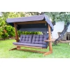 Hanah Home Baštenska ljuljaška Viva 2400 237x175x100cm Antracit