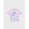 Sinsay - Pamučna tie-dye majica sa motivom srca Hello Kitty and Friends - šareno