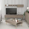 Hanah Home Set TV komoda i klub sto Lyon 3, 4 komada, Braon