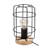 Sollux SL.1265 - Stona lampa GOTTO 1xE27/15W/230V crna