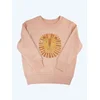 MelaDi Pulover Kinder Sweater aus Biobaumwolle - Löwe kremna