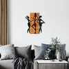Aberto Design Zidna dekoracija Afrikan, 54x58 cm, Smeđe boje