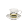 PORCELAN SET ZA KAFU 180ml 6/1 (PRUGE/ŽUTA) RXG-N18080A