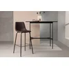 Venture Design Barski stol 2 kosa 48x47x103 cm rjav
