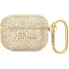 Etui za slušalke Glitter Flakes za Apple Airpods 3, Guess, z kovinsko zaponko, zlata