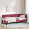 Kutni okvir kreveta Vinska crvena 80 x 200 cm Baršun