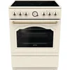 Gorenje GECS6B70CLI Classico Električni šporet, 71 l, 10.2 kW, Retro, Bež