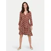 ONLY Vsakodnevna obleka Clemmentine 15320417 Bordo rdeča Regular Fit