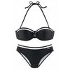 LASCANA Bikini, črna
