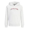 Jack & Jones Junior Majica JJAVERY temno rdeča / pegasto bela