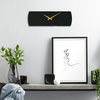 WALLXPERT Zidni sat Origami Metal Wall Clock APS097