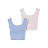 Urban Classics Top  modra / roza