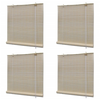 Rolete od prirodnog bambusa 4 kom 120 x 160 cm