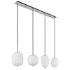 Globo 15345-4NO - Luster na sajli BLACKY I 4xE14/40W/230V