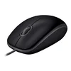 Logitech B110 Miš, USB, Optički, 1000 DPI, Crni