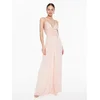 Elisabetta Franchi Večerna obleka AB-430-32E2-V700 Roza Regular Fit