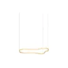 Ideal Lux - LED luster na sajli WAVES LED/45W/230V CRI 90 mesing