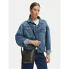 Calvin Klein Ročna torba Emblem Aop Sm Bucket Crossbody LV04F3506G Črna