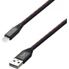 mobilNET Polnilni kabel USB - Lightning 2A, Eko embalaža, (TPU) 2m, Črn
