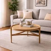 Hanah Home klub sto Ren 100, 100 cm, hrast