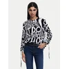 Desigual Bluza 25SWBW04 Črna Regular Fit