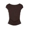 Bershka Majica rjava