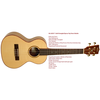 KALA TENOR ukulele KA-ASOV-T Spruce Top ukulele, Ovangkol Back, Highpolish w cas