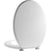 WC deska Tina-M z inox tečaji, bela