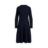 Lauren Ralph Lauren Pletena obleka temno modra