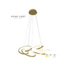 HOME LIGHT Solea 165 LED luster zlatni