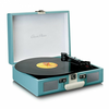 LENCO Gramofon TT-110, z zvočniki, bluetooth, retro, moder