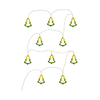 Retlux - LED dekorativni niz 10xLED/2xAA 1,6m topla bela