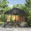 Mreža protiv komaraca za gazebo 220 mesh Crna 6 x 3 x 2 m
