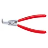 Klešče za varnostne obroče 200 mm z ukrivljenimi čeljustmi KNIPEX 08018