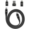 Edizard Magnetni Tip - C kabel 240W - 1 m – Črna KP36774