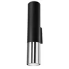 Sollux SL.0938 - Zidno svetlo LOOPEZ 2xGU10/10W/230V crna/hrom