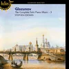 GLAZUNOV-COMPLETE SOLO piano MUSIC 3