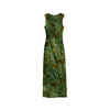 Desigual Obleka temno rjava / rumena / zelena / temno zelena