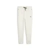 PUMA EVOSTRIPE Spacer Slim Pants Women, Clothing, Warm White, S