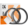 K&F Step Up Filter Ring 67-72mm*2pcs,+Vacuum Cleaning Cloth*1