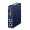 PLANET IP30 Industrial 2-port network media converter Blue