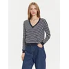 Tommy Jeans Pulover Essential DW0DW19888 Mornarsko modra Regular Fit