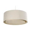 Luster na sajli BOHO TRINITI 1xE27/60W/230V, prečnik 50 cm, krem