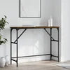 Konzolni stol boja hrasta 100x32x75 cm od konstruiranog drva